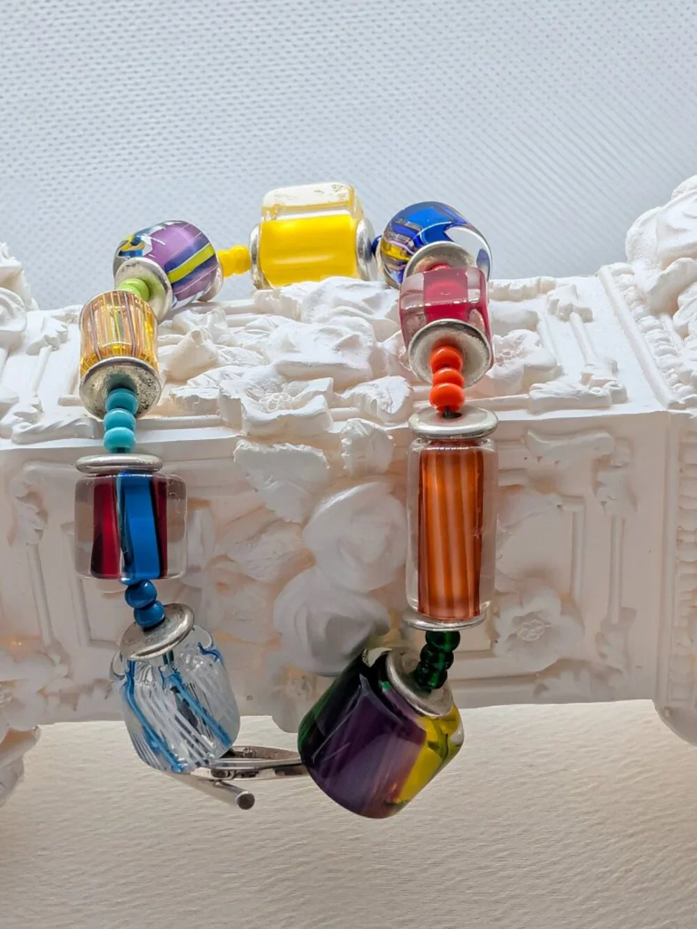 Fiesta Fun ...  2 HOSTS PICKED!!  NEW colorful glass bracelet